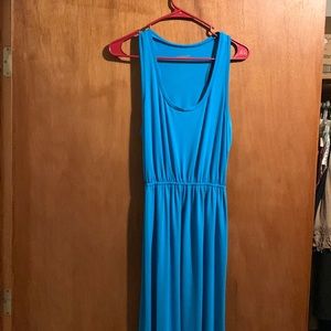 Turquoise maxi dress